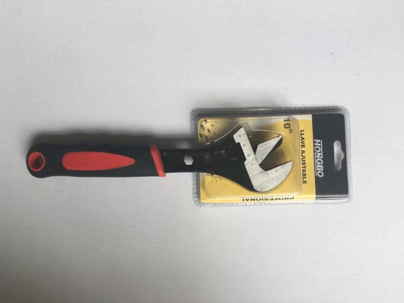 Dual color rubber wrench 